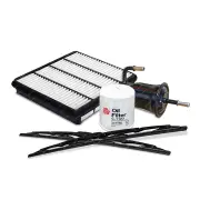 Sakura Front Wiper Blades & Filter Service Kit for Toyota Landcruiser UZJ200