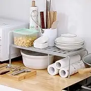 Retractable storage rack under kitchen sink, toilet floor storage rack, kitchen retractable storage rack