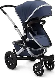 Joolz Geo2 Stroller (Uptown Blue) - Strollers & Prams, Compact One-Step Fold, All-Wheel Suspension, Easy-Access Basket, Additional Expansion Options, Multiple configurations, UPF 50+ Canopy