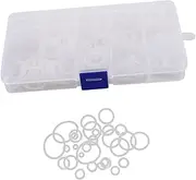 260Pcs Sealing Gasket Washer Assortment Kit for Leak Applications Corrosion Resistant Washers for Mechanical and Plumbing Repairs