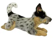 Hansa Blue Heeler Dog Puppy Laying Large Plush Soft Toy