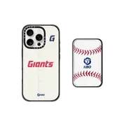 - Special Set KBO Stadium Special Set (GIANTS) - iPhone 16 Pro Impact Case Magsafe Compatible & Power Bank
