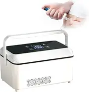 Mini Insulin Cooler Portable Car Refrigerator Drug Cooler Home Outdoor Organizer Diabetic Medicine Travel Case 2-8°C Medical Refrigerator Thermostat