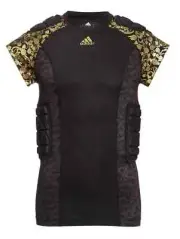 Size LARGE - ADIDAS Mens Football Padded Compression Shirt KING MIDAS Techfit
