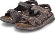 [camel active] Men's Outdoor Sandals Brown Smooth Leather