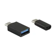 USB-C to Micro USB & USB Adaptor