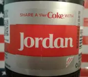 Share A Diet Coke With Jordan 2018 Limited Edition Personalized Coca Cola Bottle