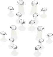 FOMIYES Essential Manicure Tool 16pcs Toe Separators Silicone Nail Art Toe Divider for Clean Manicure