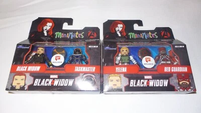 MARVEL MINIMATES BLACK WIDOW MOVIE YELENA,RED GUARDIAN,BLACK WIDOW,TASKMASTER