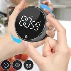 LED Digital Kitchen Timer For Cooking Shower Alarm Clock Magnetic Timer Rotary