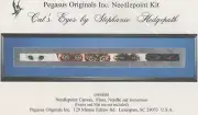 Pegasus Stephanie Hedgepath Cat's Eyes Needlepoint Kit