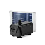 PondMAX 12V DC Water Pump with Solar Panel - PS1700 - 1700 L/H - 19W - Head 2.6M - 19MM/20MM Tubing