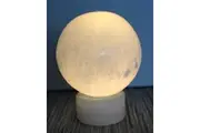 Selenite Sphere Moonlight Standing Calcite Natural Crystal Minerals Decor