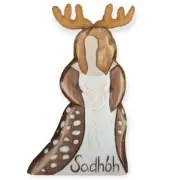 Sadhbh Deer Antler Legend Fionn Oisin Statue Irish Celtic mythology Pagan Witch