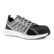 Reebok Work Men's Fusion Flexweave Composite Toe EH Athletic Work Shoe Grey/Whit