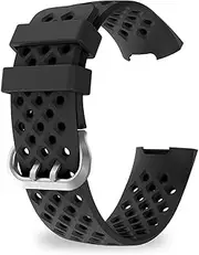 Replacement Watch Strap Bracelet Silicone Wristband Watch Bands Parts for Fitbit (Charge 3 4)