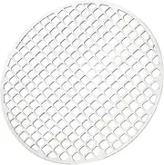 Hkuoeue Stainless Steel Grill Grates, Stainless Steel Round Grill, Multi-Purpose Non-Stick Cooking Steaming Baking Stand for Outdoor Portable Firepit Pit Camping