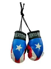 Puerto Rico mini Boxing Gloves