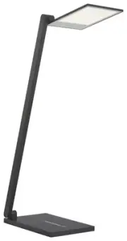 Kovacs P1933-L Task Portables 18" Tall LED Accent Desk Lamp - Coal