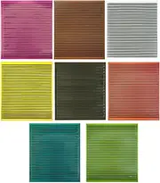 zjhukfmc Fly Fishing Synthetic Quills | 8 Sheets Tying Sticker Body Wrap - Portable Accessories for Freshwater Saltwater, Lure Making Wrap for Fishing Enthusiasts
