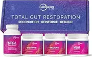 Microbiome Labs TGR Kit (Powder) - Total Gut Restoration Kit - Includes 1 MegaSporeBiotic Spore Based Probiotic (180 Capsules), 2 MegaPre Prebiotic Powder (5.5oz) & 1 MegaMucosa Powder (5.5oz)