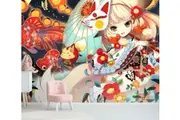 3D Girl 391 Anime Wall Murals Self-adhesive Vinyl Wallpaper Murals