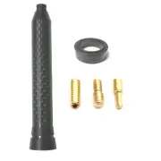 Short antenna Real Carbon Extension Type anodized Black For Daihatsu Boon M600