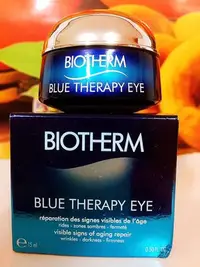 在飛比找Yahoo!奇摩拍賣優惠-BIOTHERM 碧兒泉 深海奇肌6D修護眼霜15ML百貨公