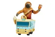 FORTNITE DOGGO EMOTE Series - 4-inch Articulated Figure with Lil Treat Emote Vehicle and Snow Pop Accessory