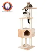Armarkat 3 Tier real wood Cat Tree, Armarkat Scratch furniture A5201, Beige