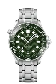 Omega Seamaster Diver 300m Stainless Steel Green Dial 210.30.42.20.10.001
