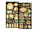 GRAPHIC 45 "ARTISAN STYLE" CHIPBOARD SETS 1 & 2 RETIRED SCRAPJACK'S PLACE