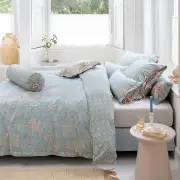 PIP Studio Origami Tree Light Blue Quilt Cover Set Queen