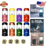 Rugged & Reliable 8-Pack Camping Lights - 100,000 Hour Battery Life, No Hassle