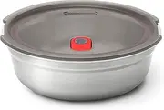 BLACK + BLUM FBSS-BL-S017-EN Microwavable Stainless Steel Lunch Bowl Multi-Function Container, 650 milliliters