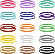 Puppy Whelping Collars, Uiuix 30 PCS (2 Pack) Puppy ID Collars, Double-Sided Soft Adjustable ID Bands for Newborn Pet Dog Cat