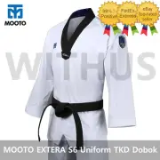 MOOTO EXTERA S6 Uniform World Taekwondo WTF Dobok BK Neck - Tracking