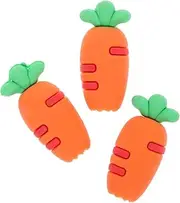 Tofficu and Students Love 3pcs Carrot Pencil Covers Silicone Pencil Tip Protectors for Clean and Organized Desk