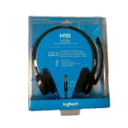 Logitech H151 Stereo Multi Device Headset with In Line Controls New