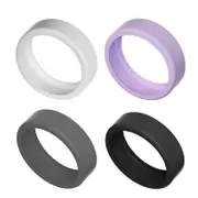 4PCS Silicone Rings Guard for Oura Rings Gen Flexible Soft Anti-Scratch Silicone Protector for Working Out S