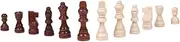 TWTCZOZ 32x Wooden Chess Pieces, Chess Pieces, 1-2 Players, Checkers Game, Figure Pieces, Wooden Chess Pieces, for Club School Tournament, L