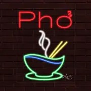 NEW "PHO" w/LOGO 28x22x1 INCH LED FLEX WINDOW/WALL INDOOR SIGN 30392