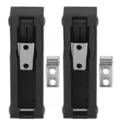2pcs Right Angle Hasp Cylinder Cam Drawer Lock Rubber Hasp Door Handle Lock