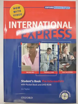 【月界】International Express-Pre-Intermediate:附DVD+手冊 〖語言學習〗DAW