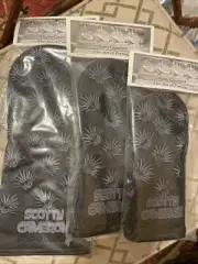 NEW RARE Scotty Cameron Dancing Agave Man Triple Black Set 3 Covers D/F/U