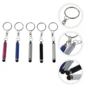 5 Pcs Touch Screen Stylus Portable Pen Keychain Pens Stylists for Screens