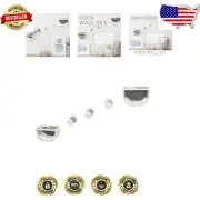 Eden Gray Cat Tree Set: 5-Piece Wall-Mount for Climbing, Cuddling & Scratching