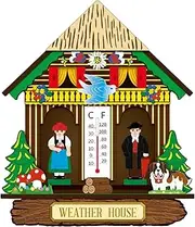 Indoor Thermometer Hygrometer Temperature Humidity Gauge Temperature Humidity Meter, Patio, Planting Room, Home