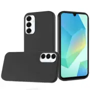 For Samsung A16 5G Case Premium Soft Cover w/ Chrome buttons + Tempered Glass