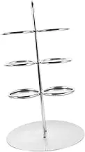Zerodeko Food Clip Rack Spoons Spoon Rack Countertop Utensil Storage Table Spoon Holder Fork and Spoon Holder Hanging Utensil Organizer Kitchen Accessories Silver Stainless Steel